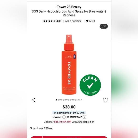 Tower 28 SOS Rescue Spray - Picture 1 of 1